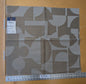 25"x 27" Scalamandre Lelievre Stabile Pierre Brown Gray Geometric Large Jacquard Linen Cotton -83 EV56