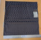 25"x 25" Lelievre Typo Orage Purple Cut Velvet Geometric Graphic Polyester MSRP USD 474/y - 87 EV56