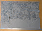 2.4 yards Scalamandre Alma Silhouette Print Juniper Blue Gray Floral Print 100% Cotton MSRP USD 358/y