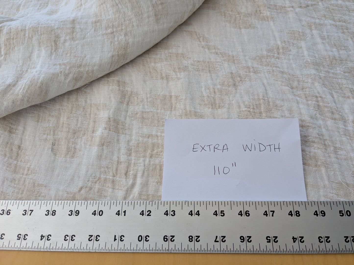 Scalamandre Malay Cream White Ikat Linen Reversible Diamond MSRP USD 332/y
