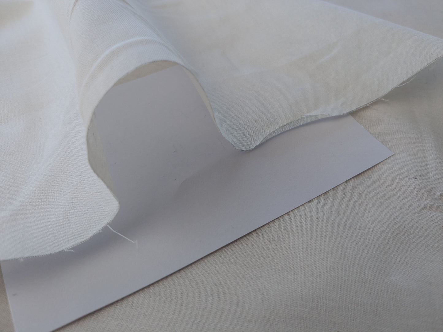 by yard Scalamandre Old World Weavers Print Cloth Bleach White 100% Cotton Solid