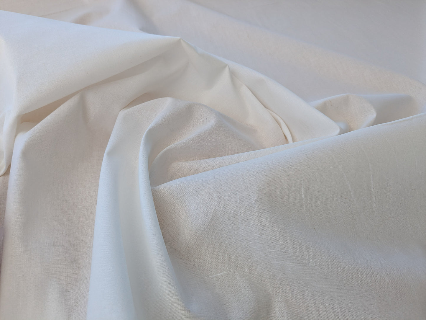 by yard Scalamandre Old World Weavers Print Cloth Bleach White 100% Cotton Solid