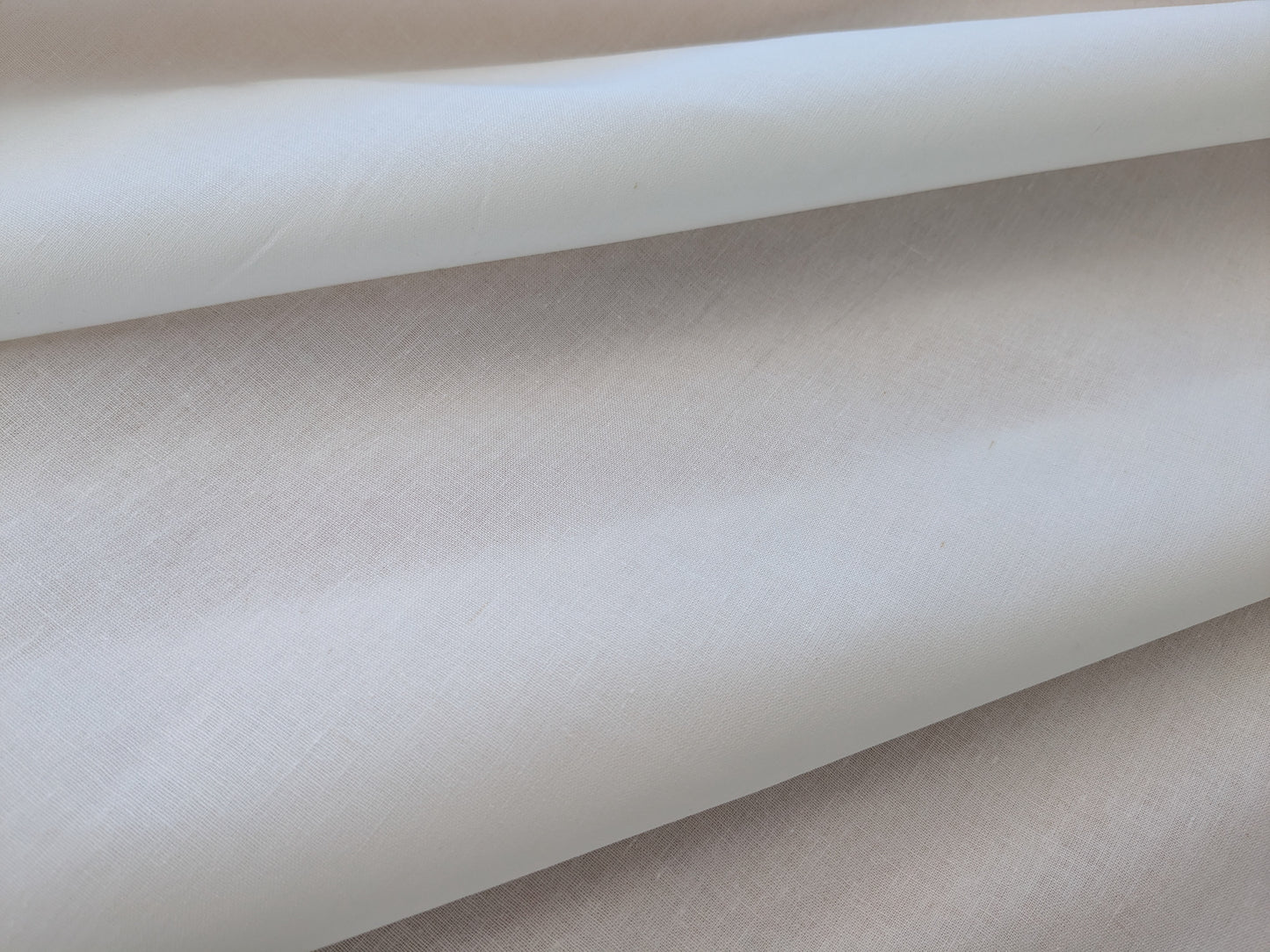 by yard Scalamandre Old World Weavers Print Cloth Bleach White 100% Cotton Solid