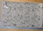 1.2 yards - Scalamandre Lelievre Mimosa White Black on Beige Embroidered Fern Foliage Linen