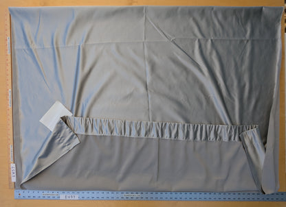 2.4 yards- Luminous Silky Satin Charmeuse Solid Dove Grey