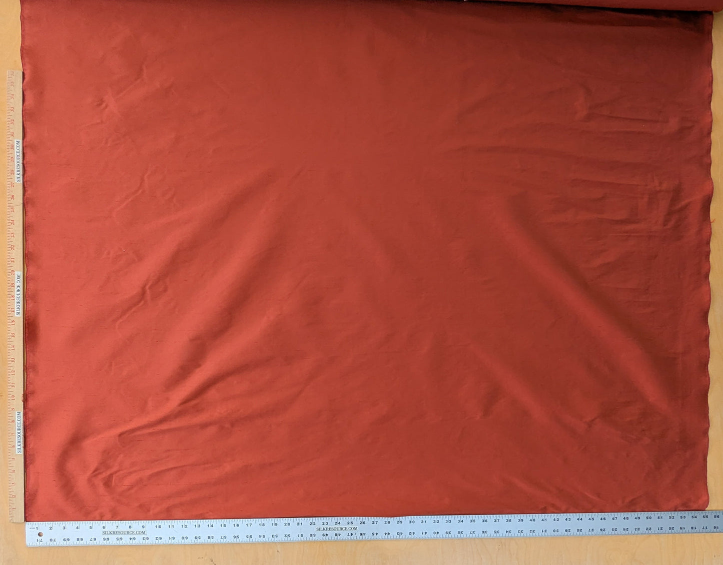 Scalamandre Silk Taffeta Deep Oxblood Red Solid - By the yard