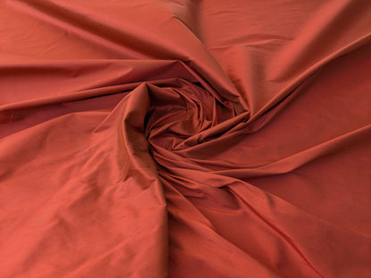 Scalamandre Silk Taffeta Deep Oxblood Red Solid - By the yard