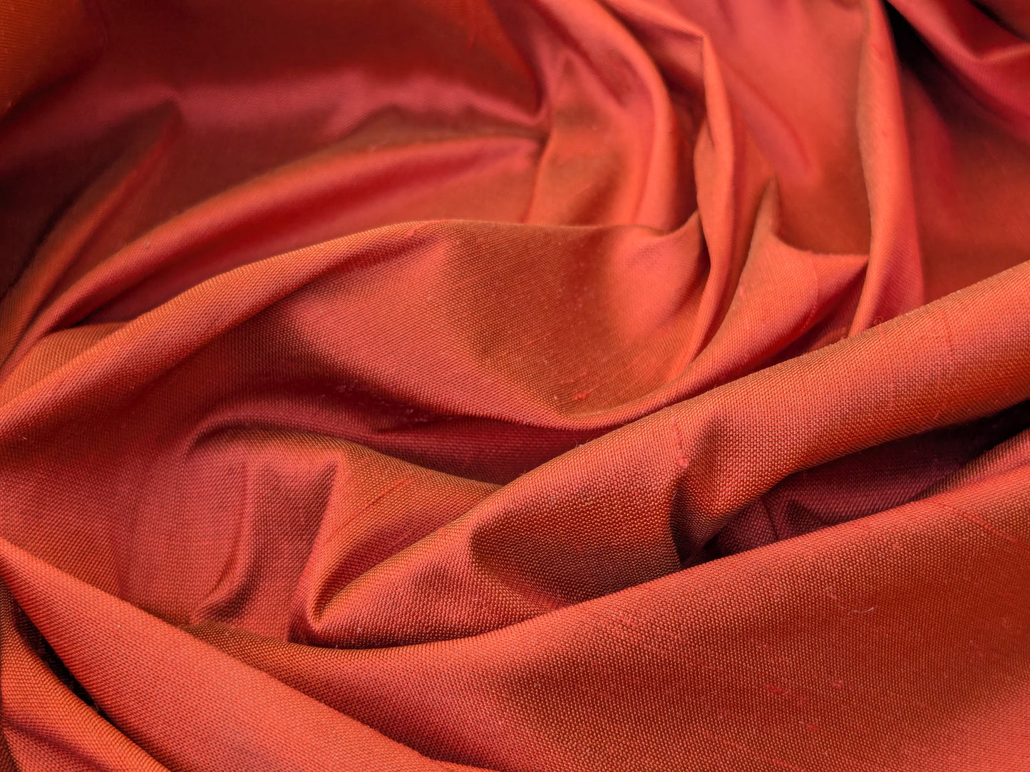 Scalamandre Silk Taffeta Deep Oxblood Red Solid - By the yard