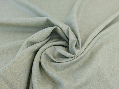 Scalamandre Ari Grass Green Solid Linen Viscose Texture Heavy Duty -By the yard