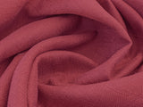 Scalamandre Ari Barn Red Solid Linen Viscose Texture Heavy Duty -By the yard