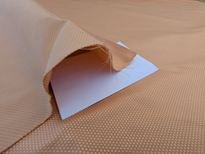 Scalamandre Cannetille Vergennes Light Peach Silk Cotton Pink Texture  By the Yard