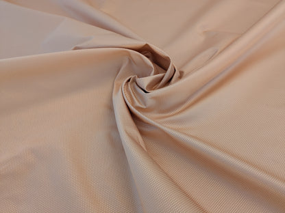 Scalamandre Cannetille Vergennes Light Peach Silk Cotton Pink Texture  By the Yard