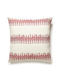 Scalamandre Zebras on Parade 22 X 22 - Red Decorative Pillow