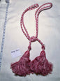 BRUNSCHWIG &amp; FILS Double Tassel Tieback About 26" L Raspberry Pink MSRP$300-600
