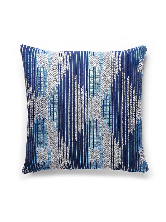 Old World Weavers Tundra Blanket 22 X 22 - Ozone Blue Decorative Pillow