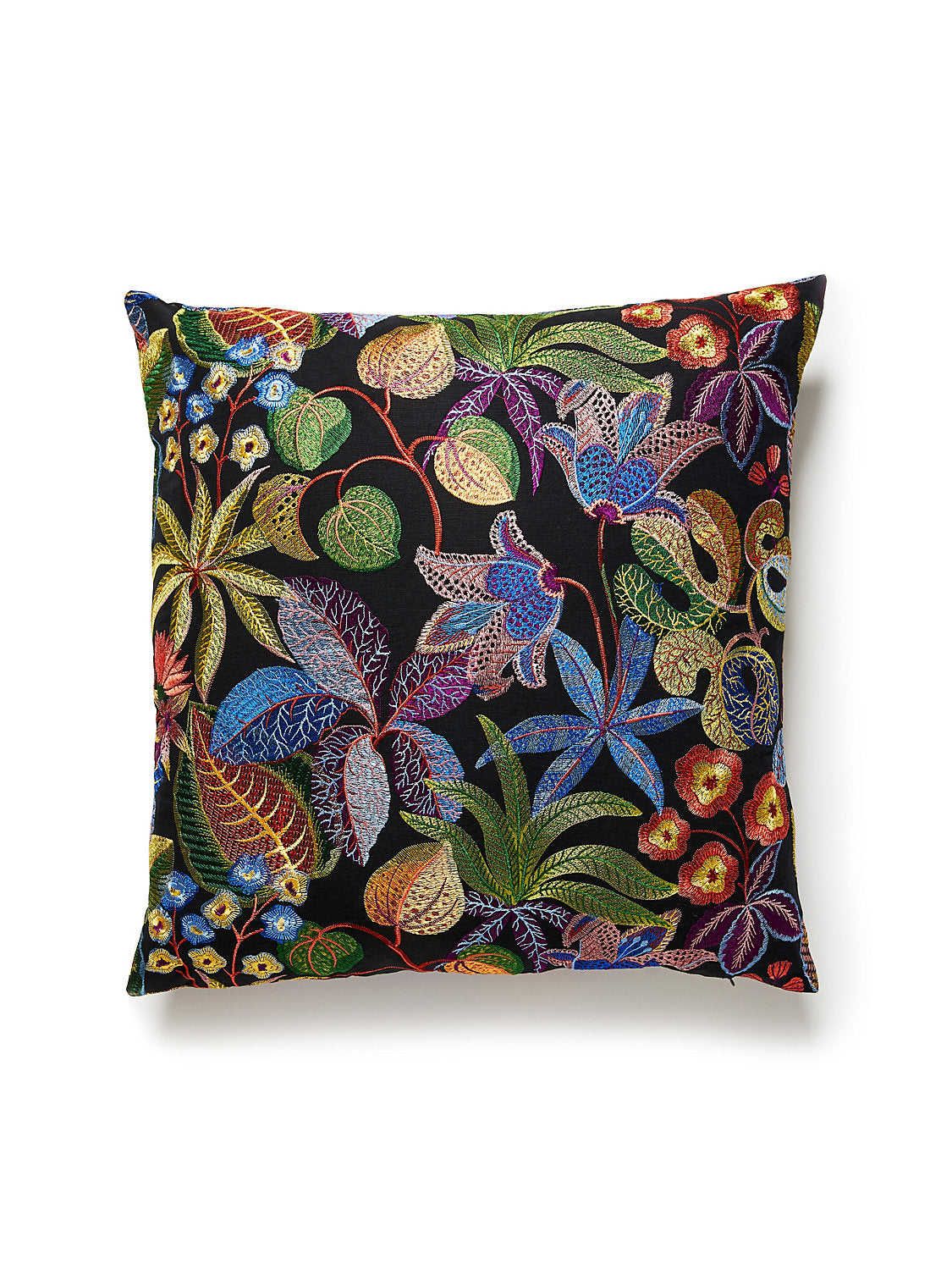 Old World Weavers Greenhouse 22 X 22 - Night Shade Decorative Pillow