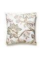 Old World Weavers Hillside Crewel 22 X 22 - Ivory Decorative Pillow