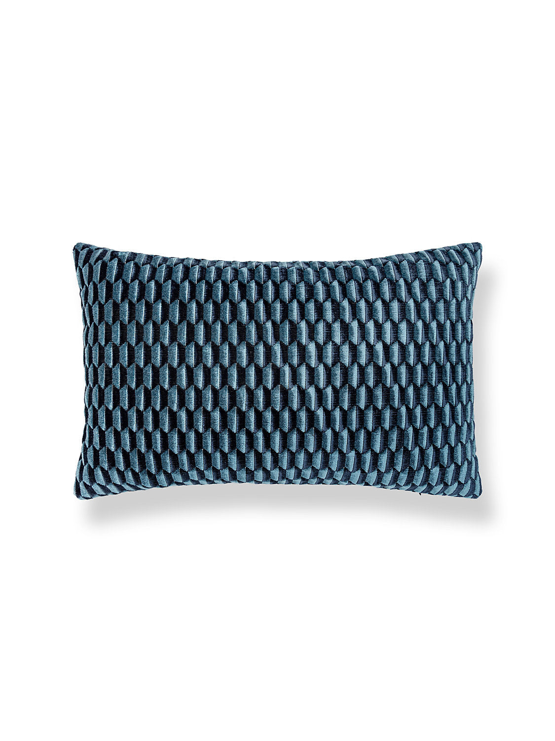 Scalamandre Allegra Velvet 14 X 22 - Sapphire Decorative Pillow