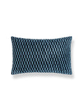 Scalamandre Allegra Velvet 14 X 22 - Sapphire Decorative Pillow