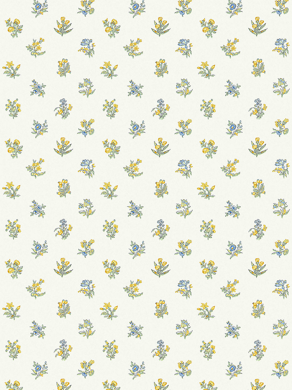 Scalamandre Summer Flora Golden Meadow Wallcovering