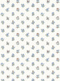 Scalamandre Summer Flora Cobalt Rouge Wallcovering