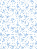 Scalamandre Angle Leaf Blue Jay Wallcovering