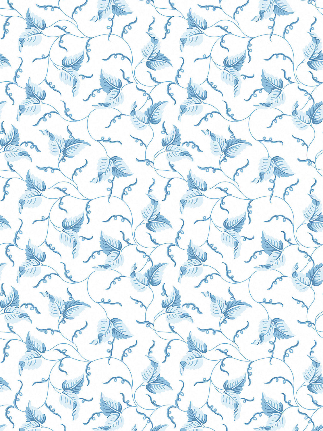 Scalamandre Angle Leaf Robins Egg Wallcovering