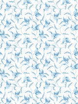 Scalamandre Angle Leaf Robins Egg Wallcovering