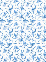 Scalamandre Angle Leaf Cobalt Wallcovering