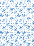 Scalamandre Angle Leaf Cobalt Wallcovering