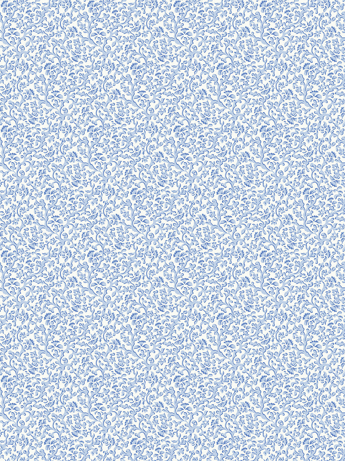 Scalamandre Bandbox Bluebell Wallcovering