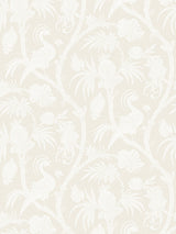 Scalamandre Balinese Peacock Alabaster Wallcovering