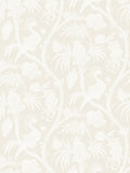 Scalamandre Balinese Peacock Alabaster Wallcovering