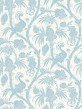 Scalamandre Balinese Peacock Sky Wallcovering