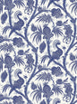 Scalamandre Balinese Peacock Indigo Wallcovering