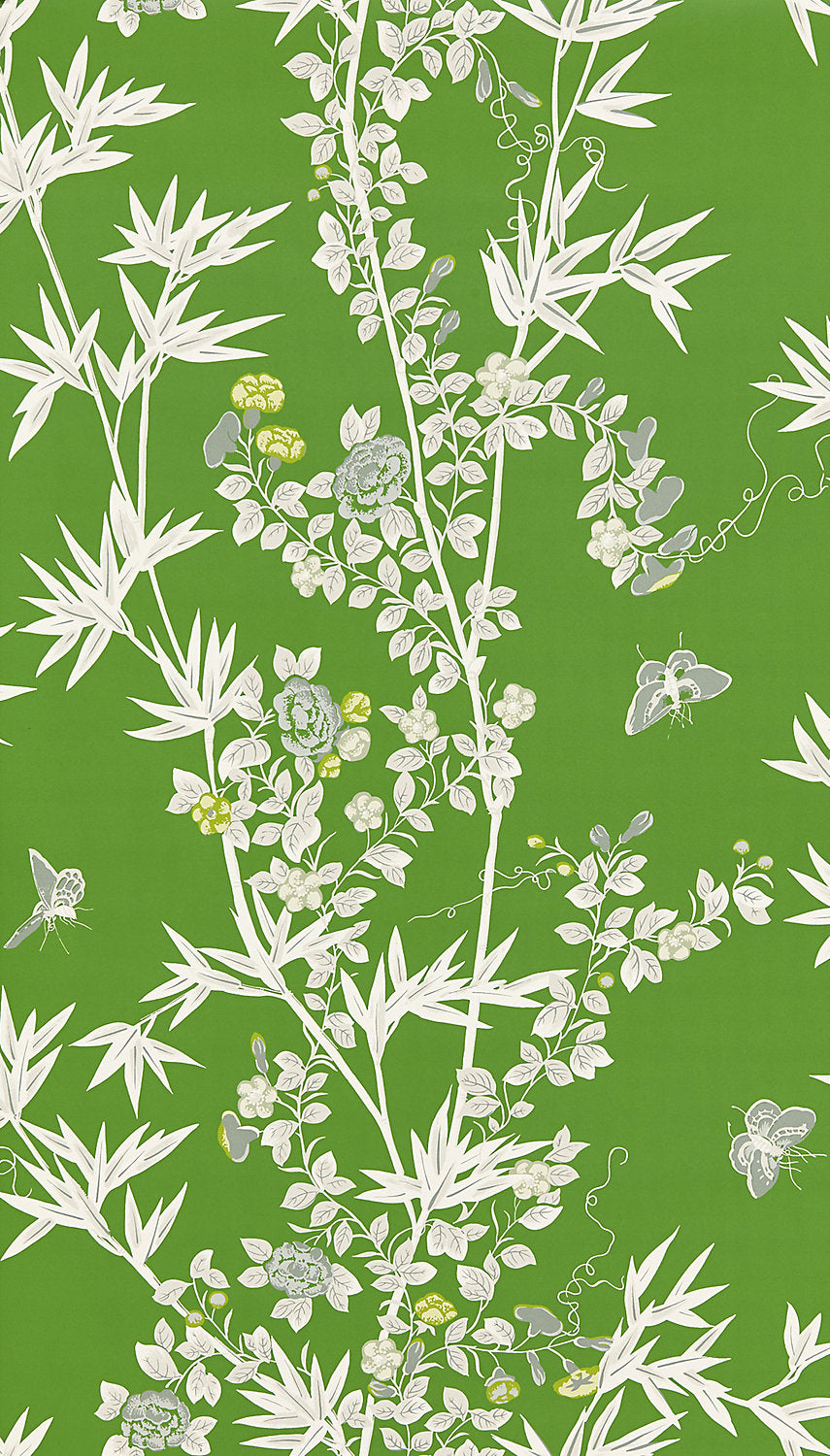 Scalamandre Jardin De Chine Jade Wallcovering