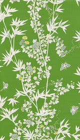 Scalamandre Jardin De Chine Jade Wallcovering