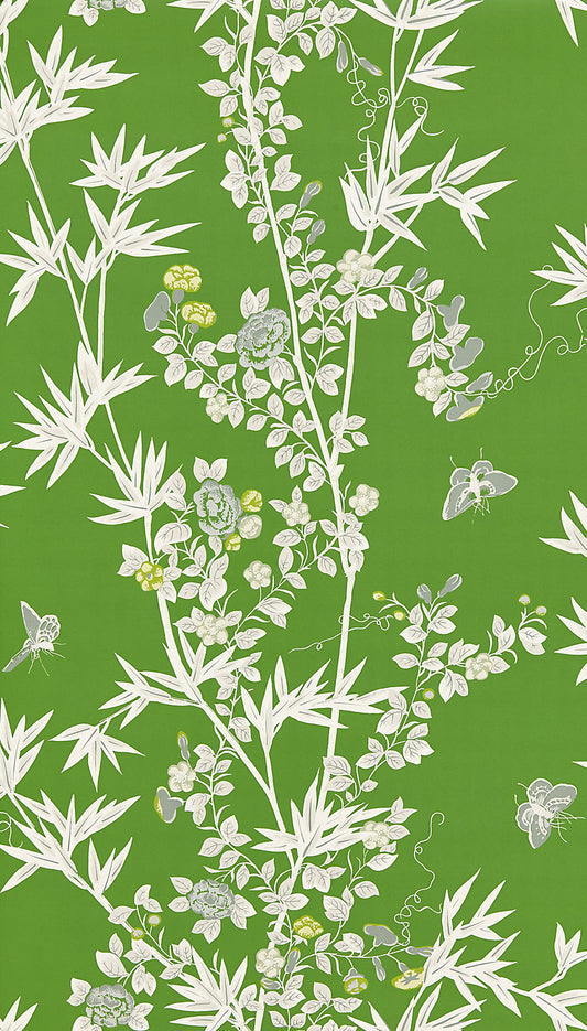 Scalamandre Jardin De Chine Jade Wallcovering