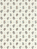 Scalamandre Calico Peach Aqua Wallcovering