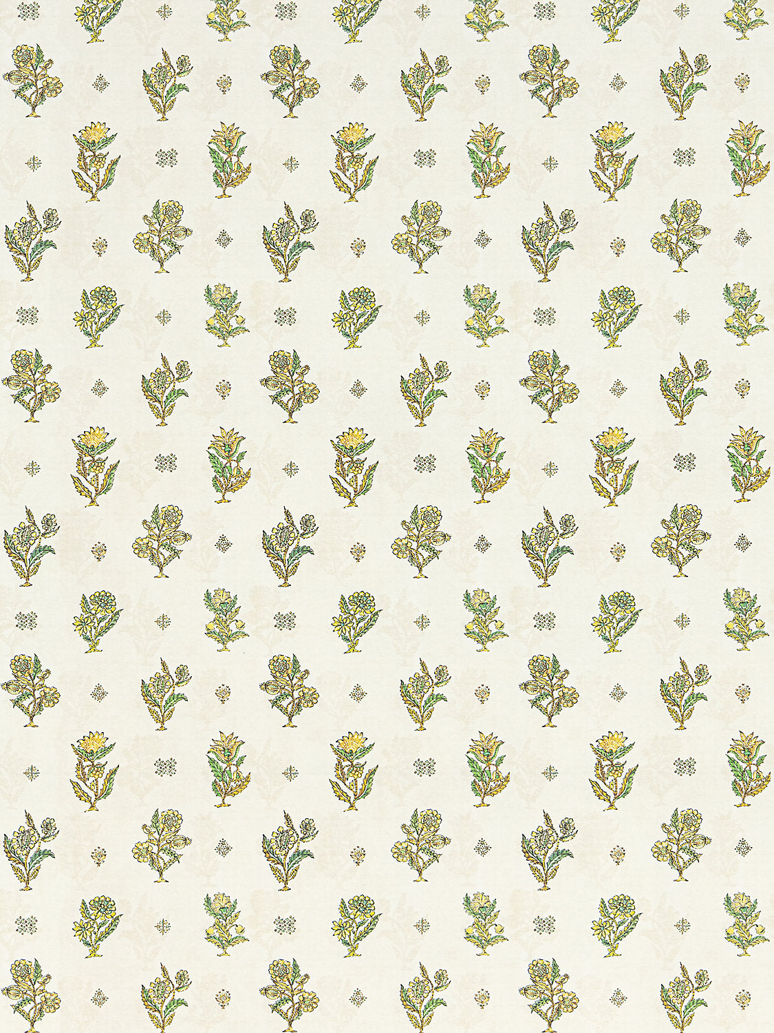 Scalamandre Calico Lemongrass Wallcovering