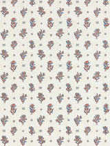 Scalamandre Calico Ruby Peacock Wallcovering