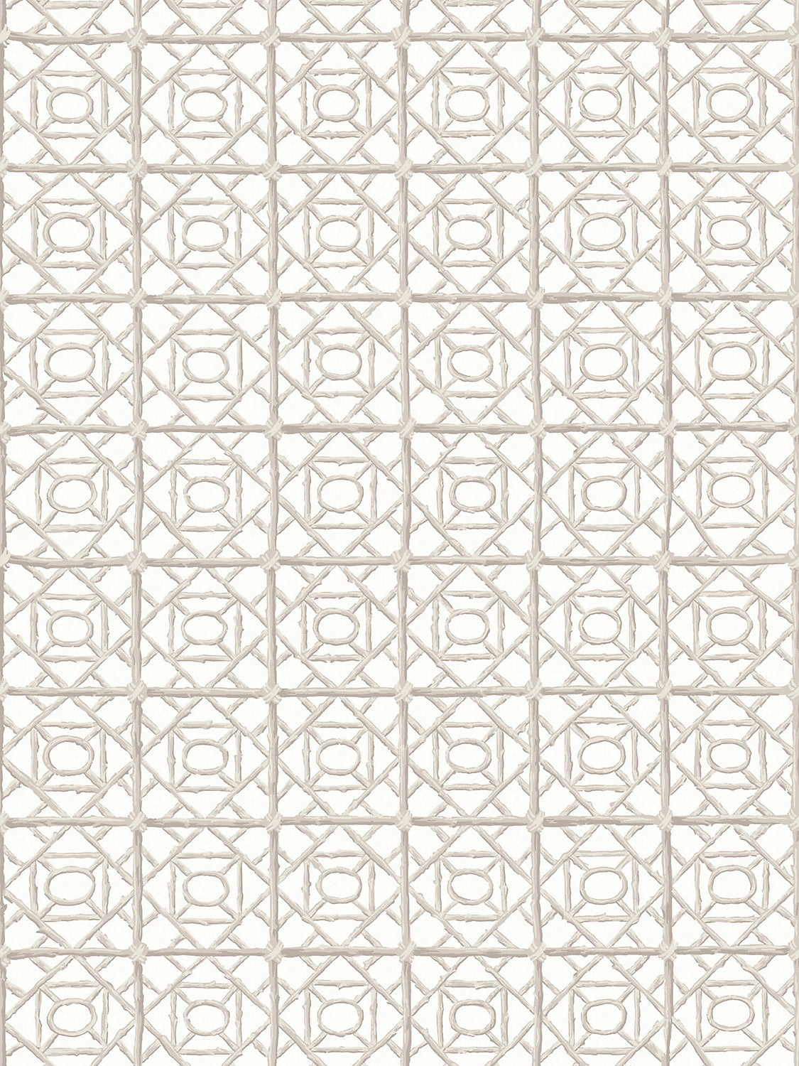 Scalamandre Ormond Fret Oyster Wallcovering