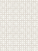 Scalamandre Ormond Fret Oyster Wallcovering
