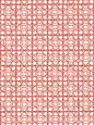Scalamandre Ormond Fret Lacquer Red Wallcovering