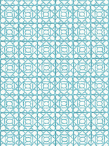 Scalamandre Ormond Fret Aquamarine Wallcovering