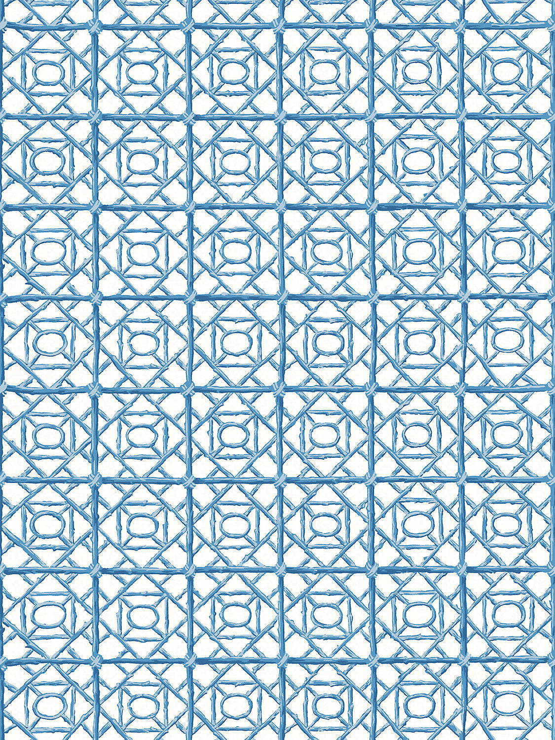 Scalamandre Ormond Fret Cobalt Wallcovering