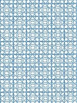 Scalamandre Ormond Fret Cobalt Wallcovering