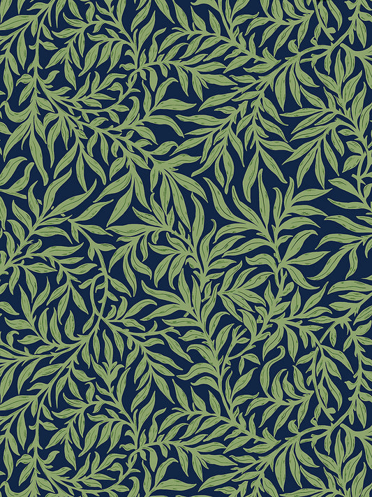 Scalamandre Willow Midnight Wallcovering