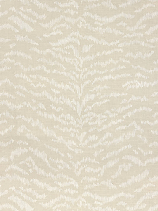 Scalamandre Tigress Printed Linen Wc Desert Sand Wallcovering
