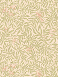 Scalamandre Honeysuckle Lime Peach Wallcovering